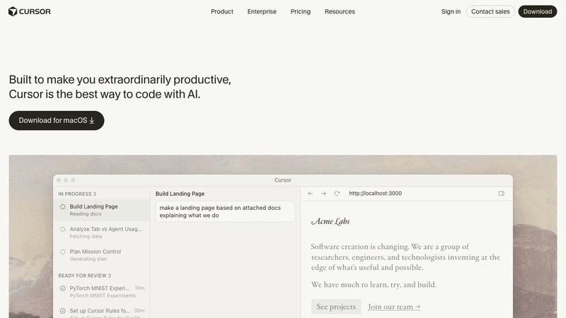 Cursor Style design.md - Vibe Coding 设计规范，复制给 AI 生成代码