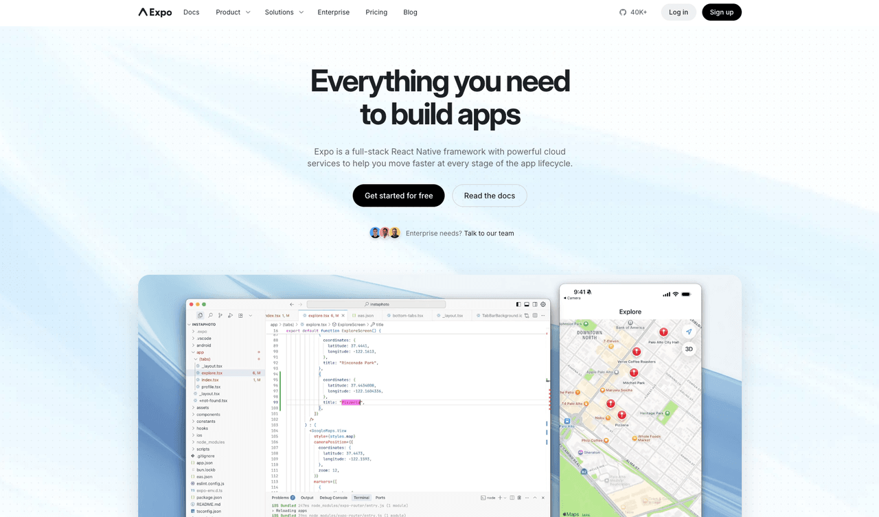 Expo Style design.md - Vibe Coding 设计规范，复制给 AI 生成代码