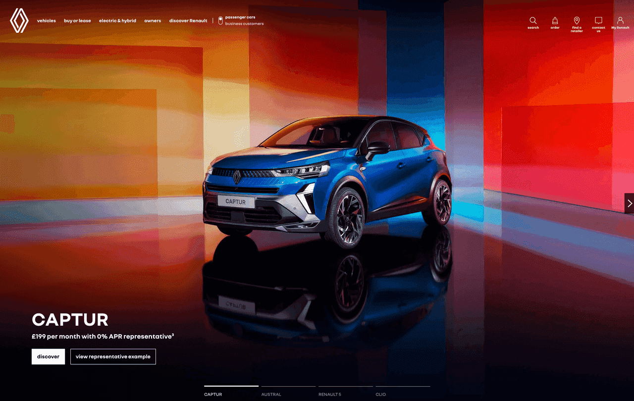 Renault Style design.md - Vibe Coding 设计规范，复制给 AI 生成代码