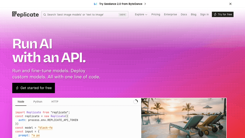 Replicate Style design.md - Vibe Coding 设计规范，复制给 AI 生成代码