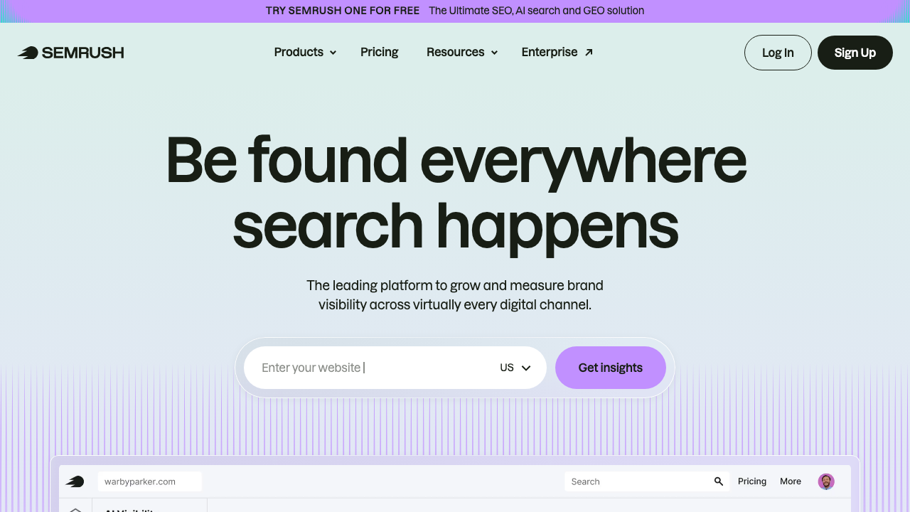 Semrush Style design.md - Vibe Coding 设计规范，复制给 AI 生成代码